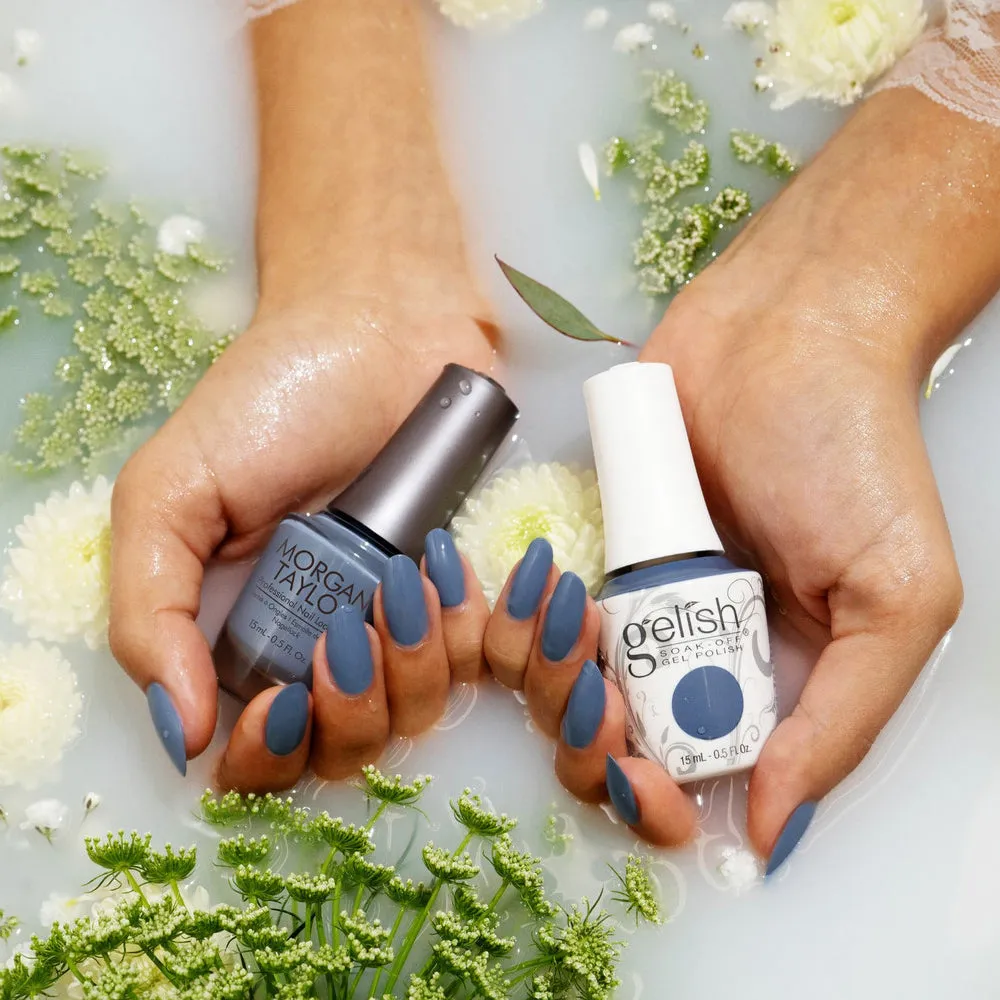 Gelish Professional Gel Polish Test The Waters - Chiffon Slate Blue Creme - 15ml
