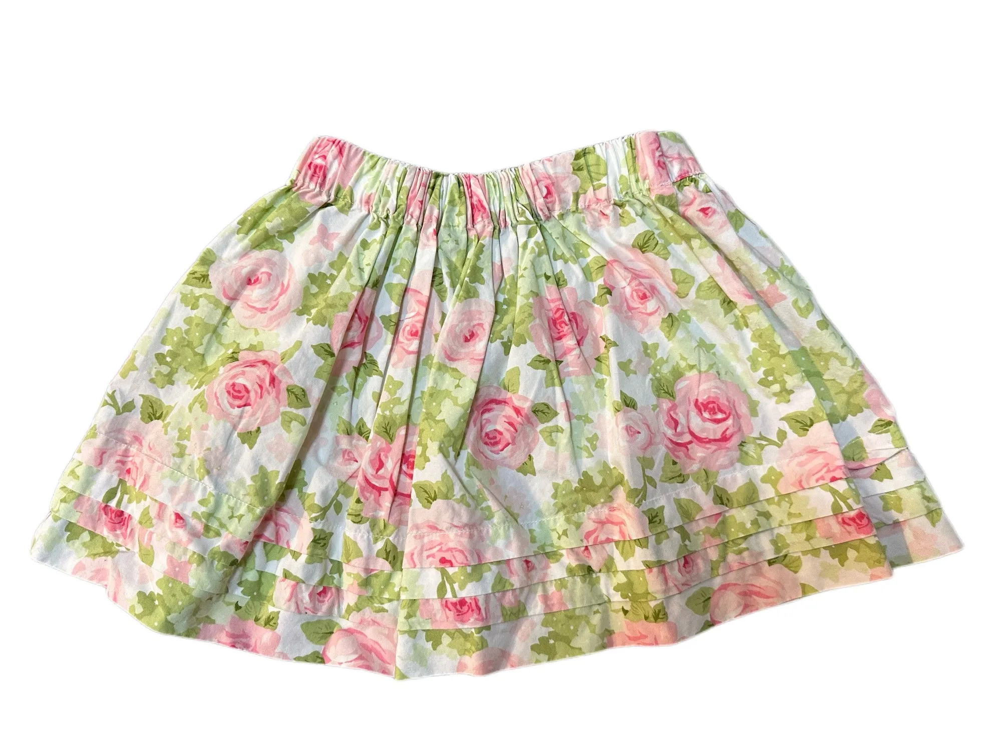 HARTSTRINGS FLORAL SKIRT (SZ 3T)