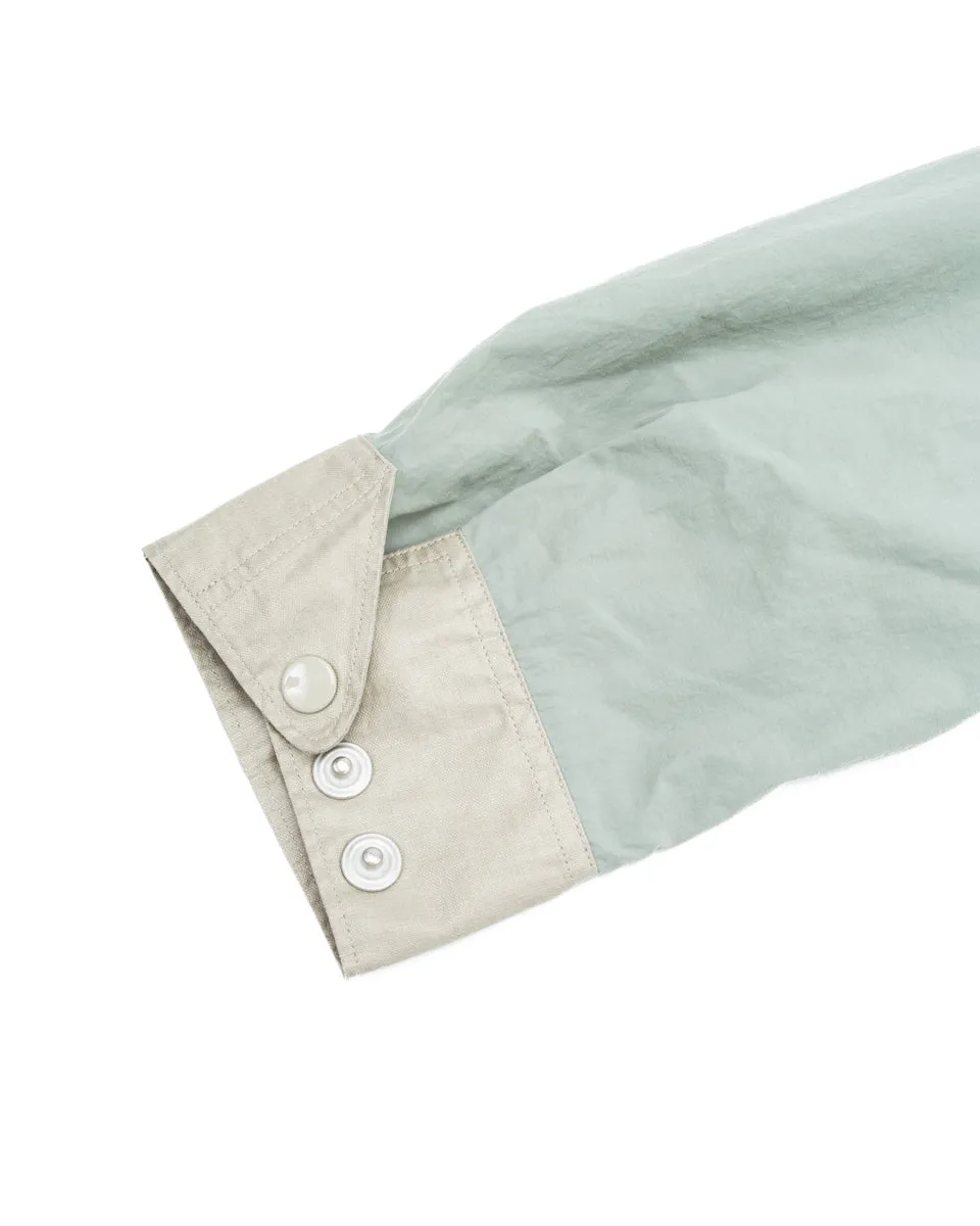 Hybrid Parka - Aqua Japanese Shrunk Nylon