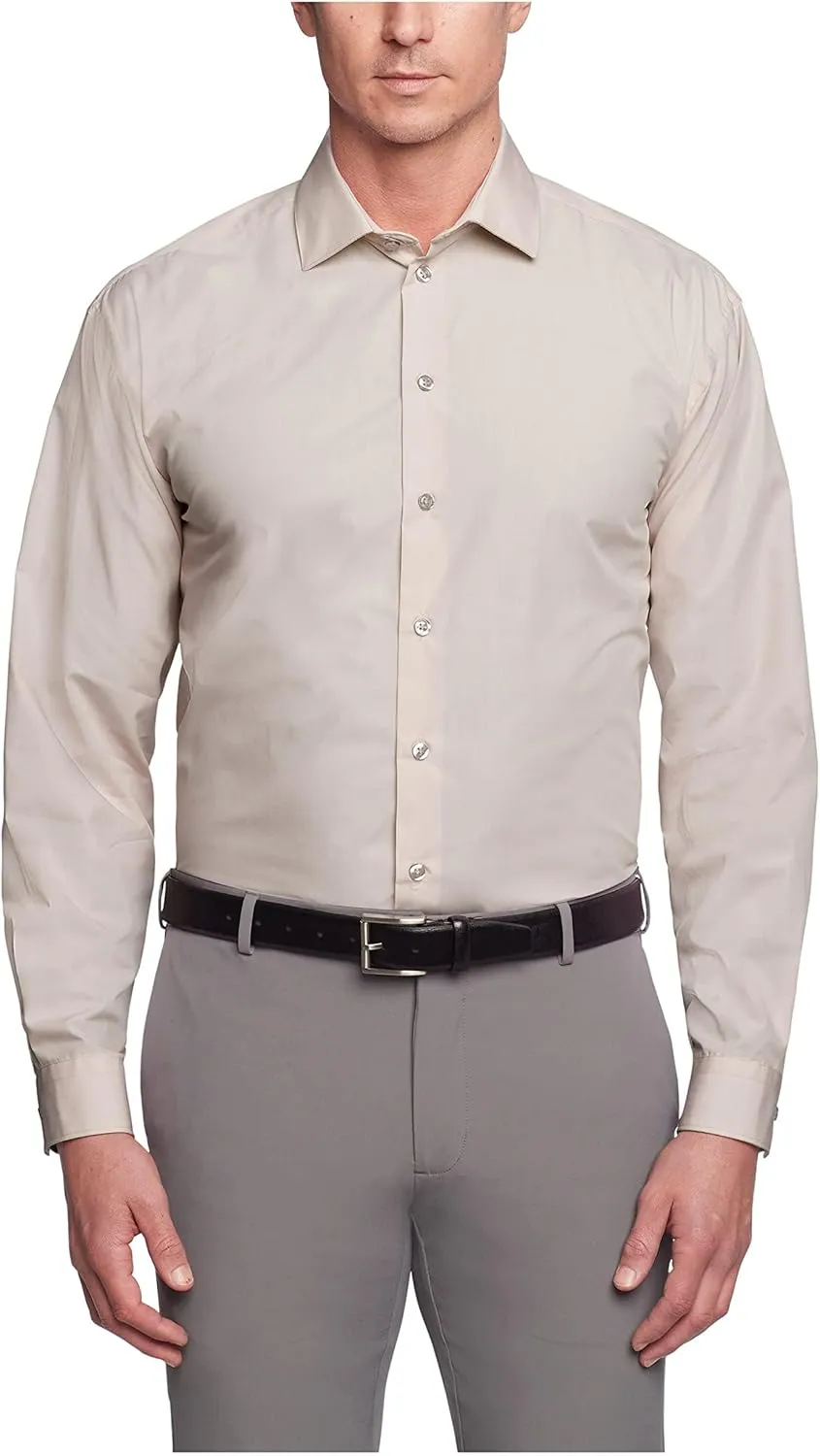 Kenneth Cole Unlisted Men's Regular Fit Solid Dress Shirt - Amazon Exclusive