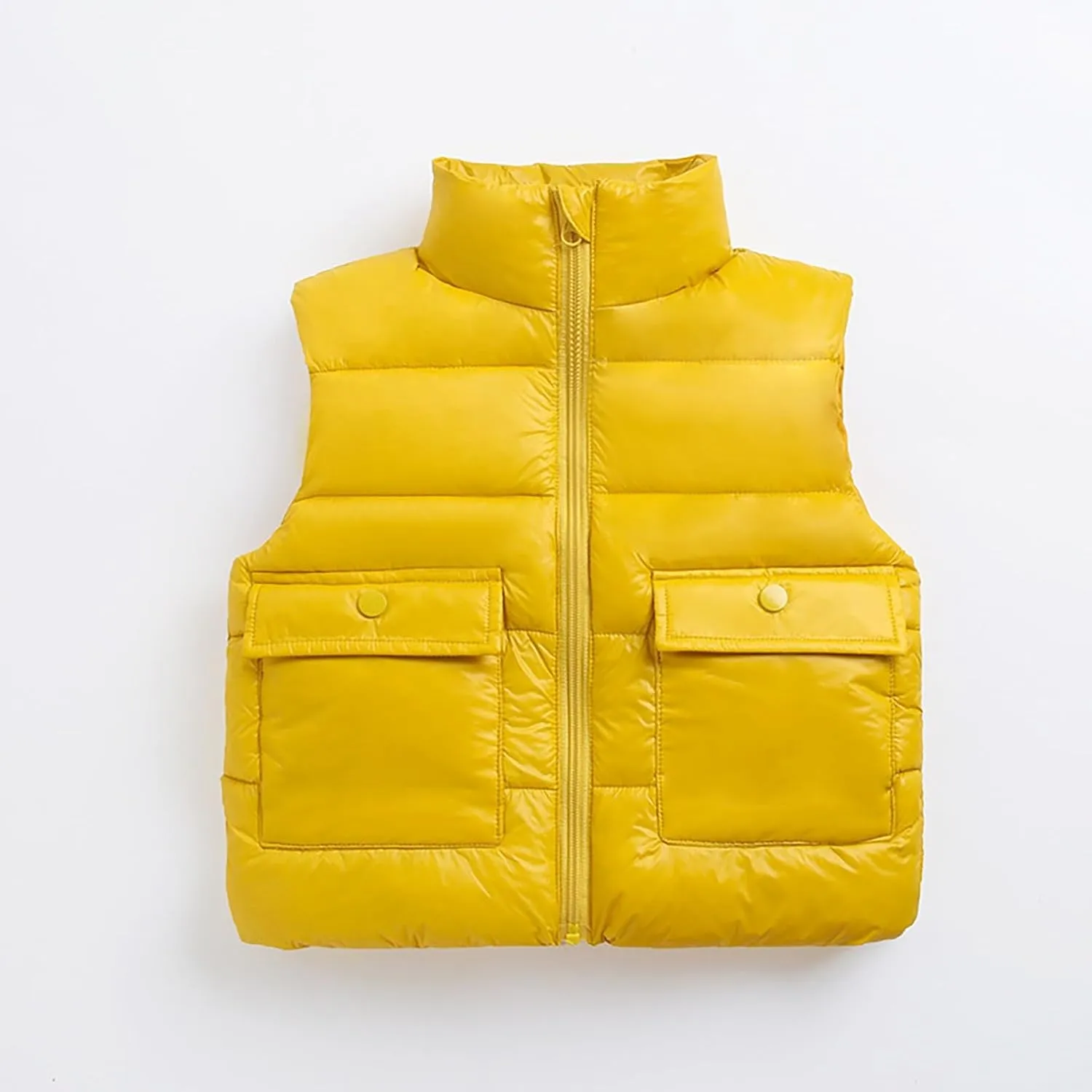 Kids Puffer Vest Lightweight Waterproof Sleeveless Zip up Outwear for Toddler Baby Boys Girls Winter Down Coat Vest