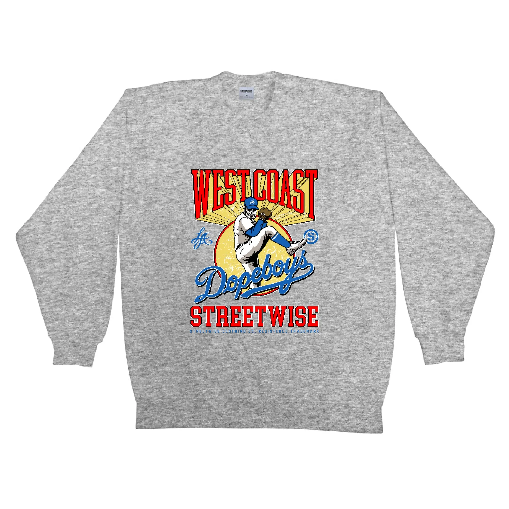 L.A. Boys Crewneck Sweater (Grey)