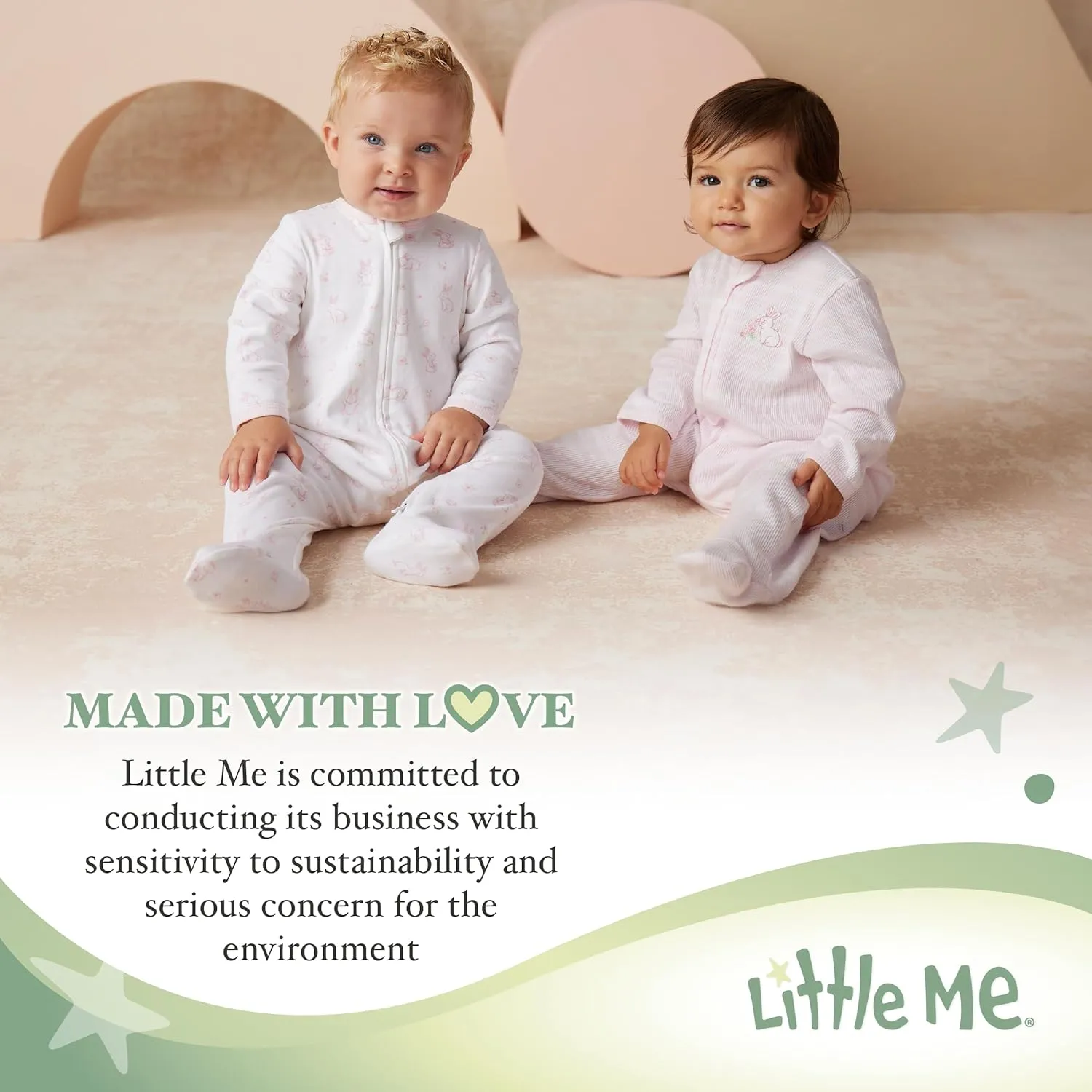 Little Me Baby Boys' and Girls' Cable Knit Sweater and Cap Set