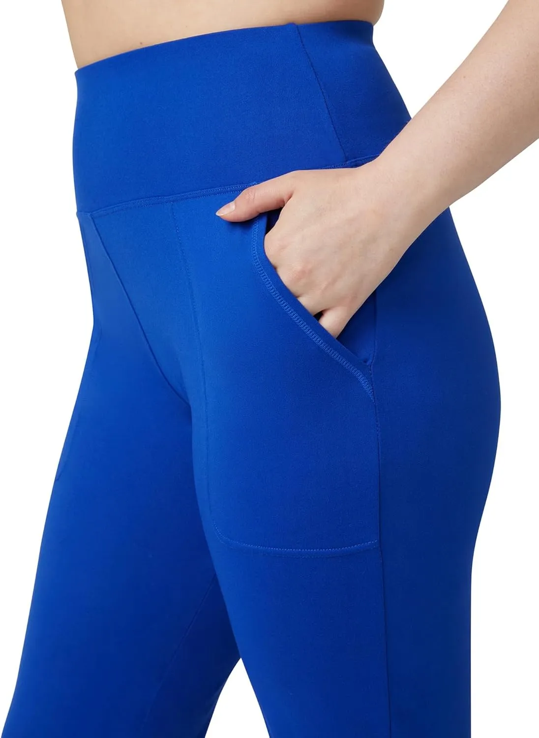 No Nonsense Women's Athletic Jogger with 4-Way Stretch, Pockets, High-Waisted Lounge Pants for Yoga, Running, Workout