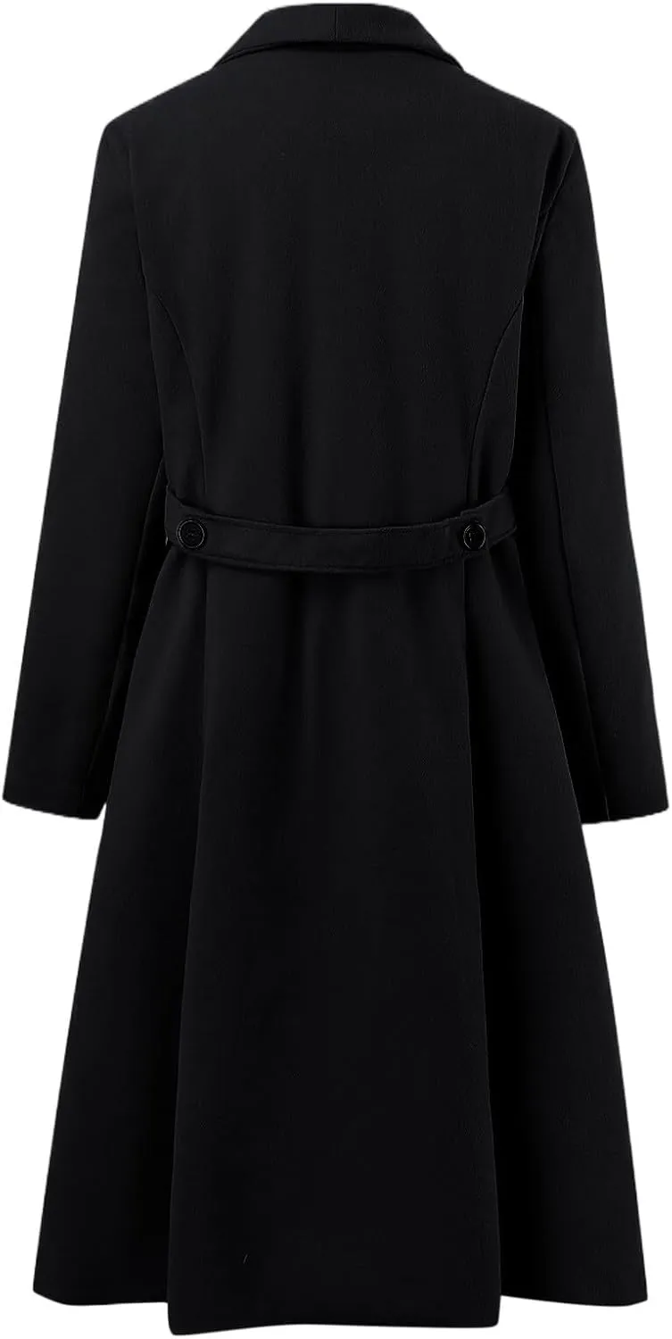 Woolen Jacket Fall And Winter Fashion Long Coat Fall Wool Peacoat Shawl Collar Trench Hooded Jacket for